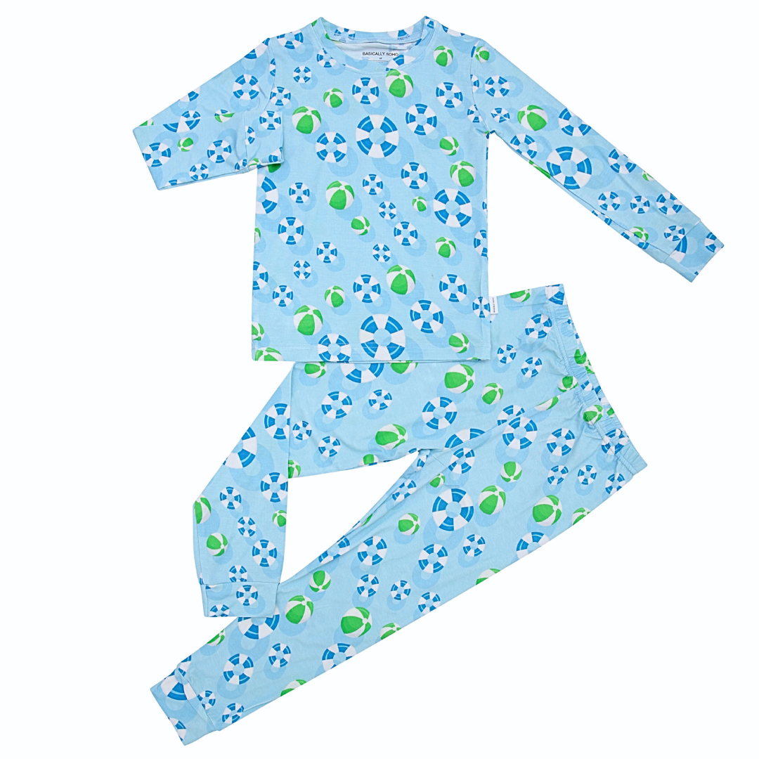 Hamptons Pool Party Green Two-Piece Set