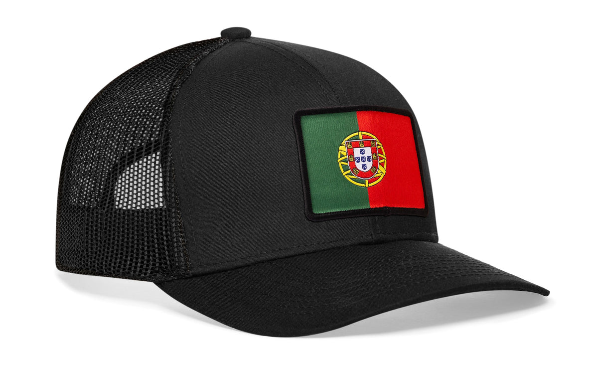 Portugal Flag International Trucker Hat  |  Portuguese Snapback