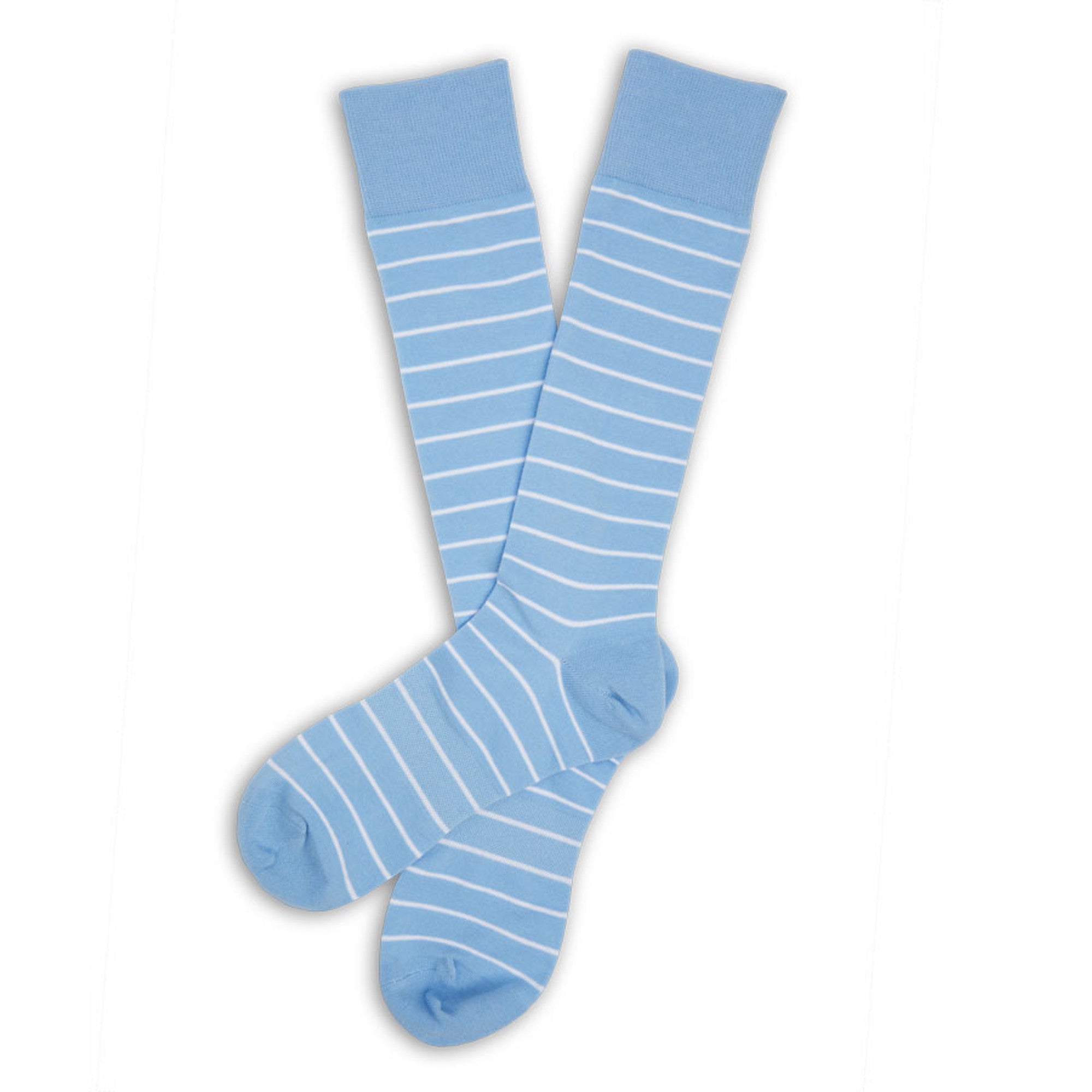 Powder Blue Wide Stripe