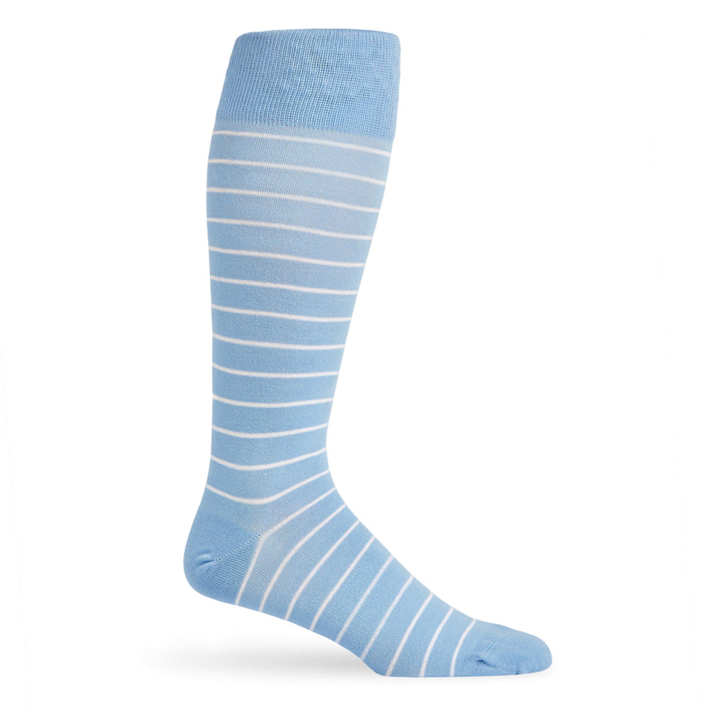 Powder Blue Wide Stripe