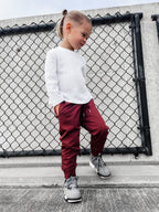VETERAN SLIM FIT JOGGER - CRIMSON