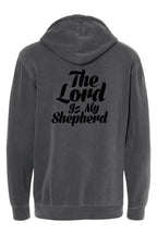Psalm 23:1 Unisex Pigment-Dyed Hoodie Sweatshirt