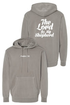 Psalm 23:1 Unisex Pigment-Dyed Hoodie Sweatshirt