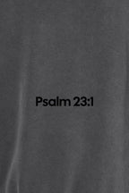 Psalm 23:1 Unisex Pigment-Dyed Hoodie Sweatshirt