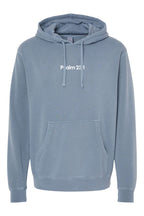 Psalm 23:1 Unisex Pigment-Dyed Hoodie Sweatshirt