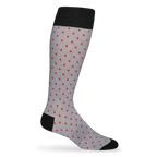 Red and Black - Small Dot Socks