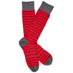 Red and Black - Wide Stripe