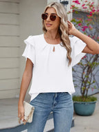 Women's Blouse Blouse - Ruffle Sleeve - Casual & Comfy Top