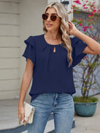 Women's Blouse Blouse - Ruffle Sleeve - Casual & Comfy Top