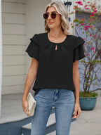 Women's Blouse Blouse - Ruffle Sleeve - Casual & Comfy Top