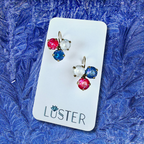 Crystal Trio Earrings
