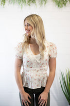 Salina Lace Trim Top