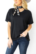 Santa Anna Short Sleeved Textured Top - 5 colors available