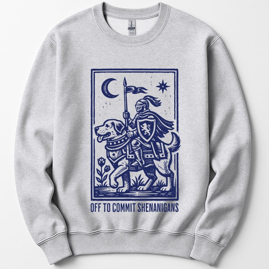 Off To Commit Shenanigans Dog Sweatshirt