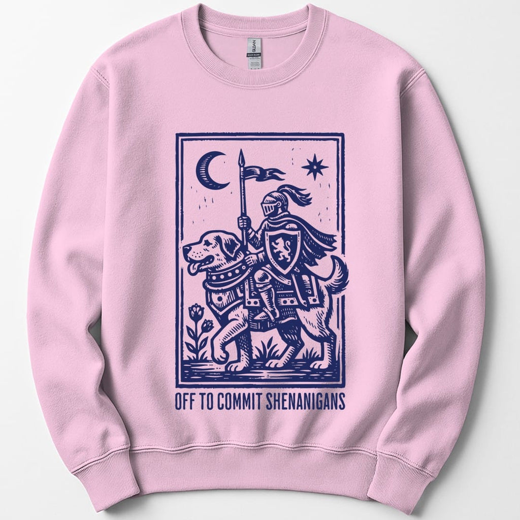 Off To Commit Shenanigans Dog Sweatshirt