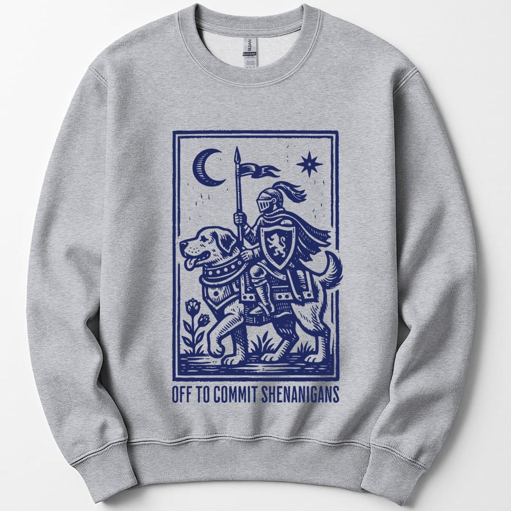 Off To Commit Shenanigans Dog Sweatshirt