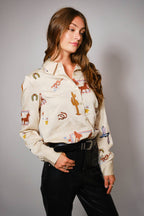 She's Western Embroidered Shirt