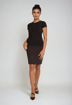 Straight Skinny Short Skirt