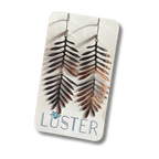 Tropical Palm Frond Earrings