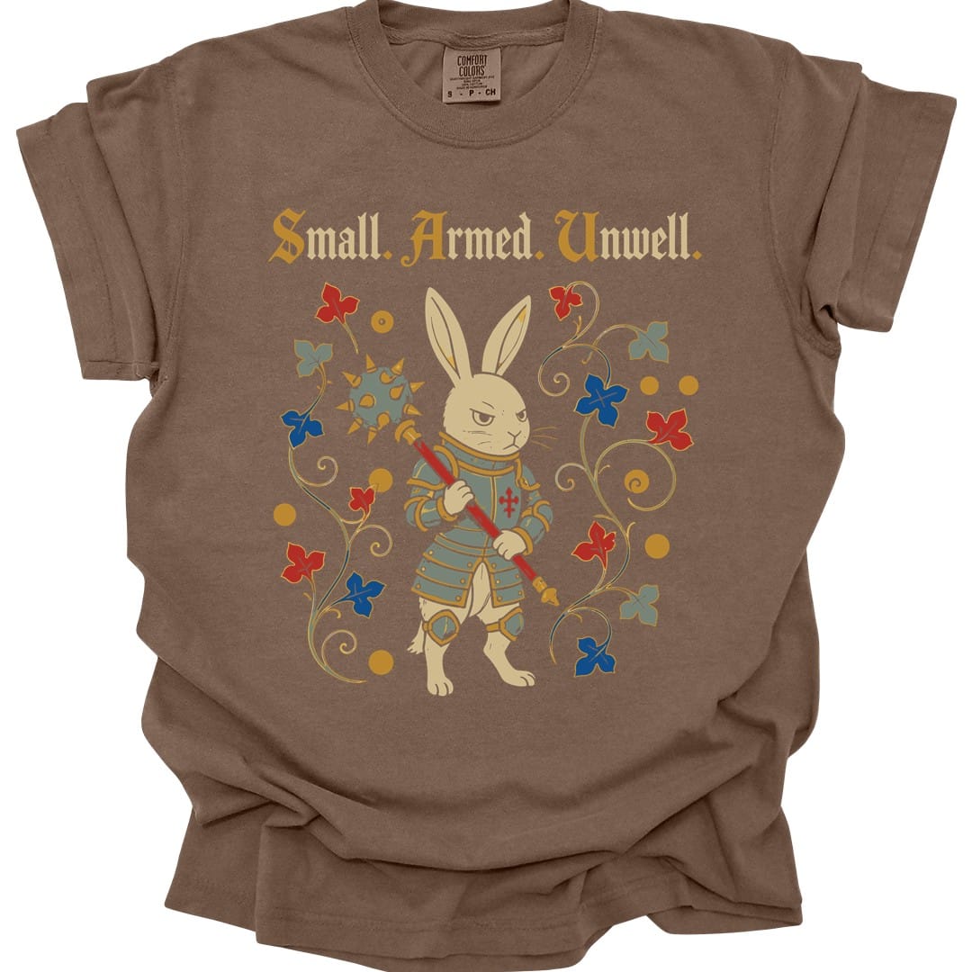 Small Armed Unwell T-Shirt - Comfort Colors