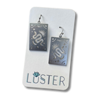 Celestial Serpent Rectangle Earrings