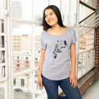 Snap Cat Dolman Shirt