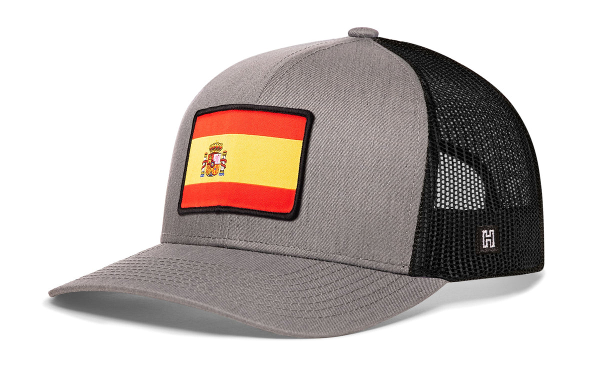 Spain Flag International Trucker Hat  |  Spanish Snapback
