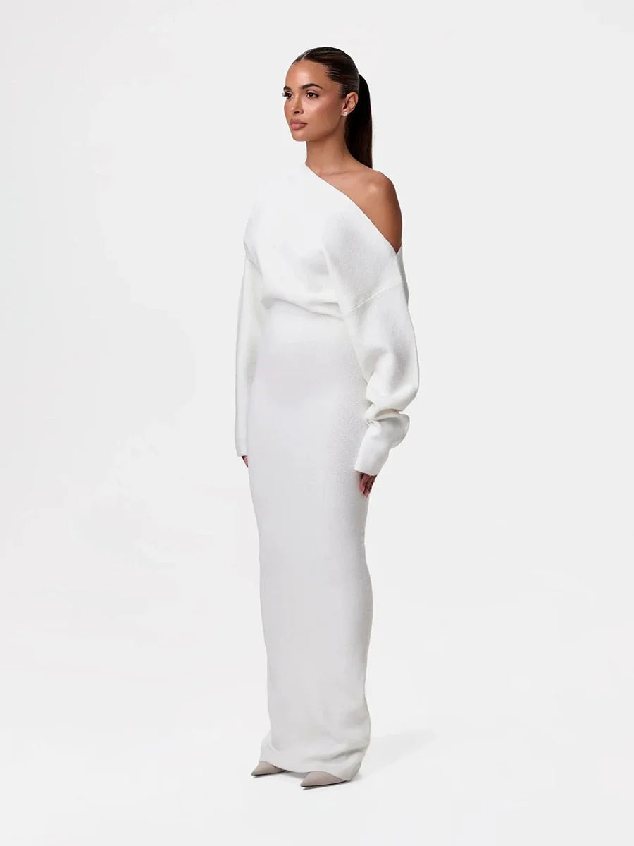Stella Knitted Dress Evening: Knitted Elegance