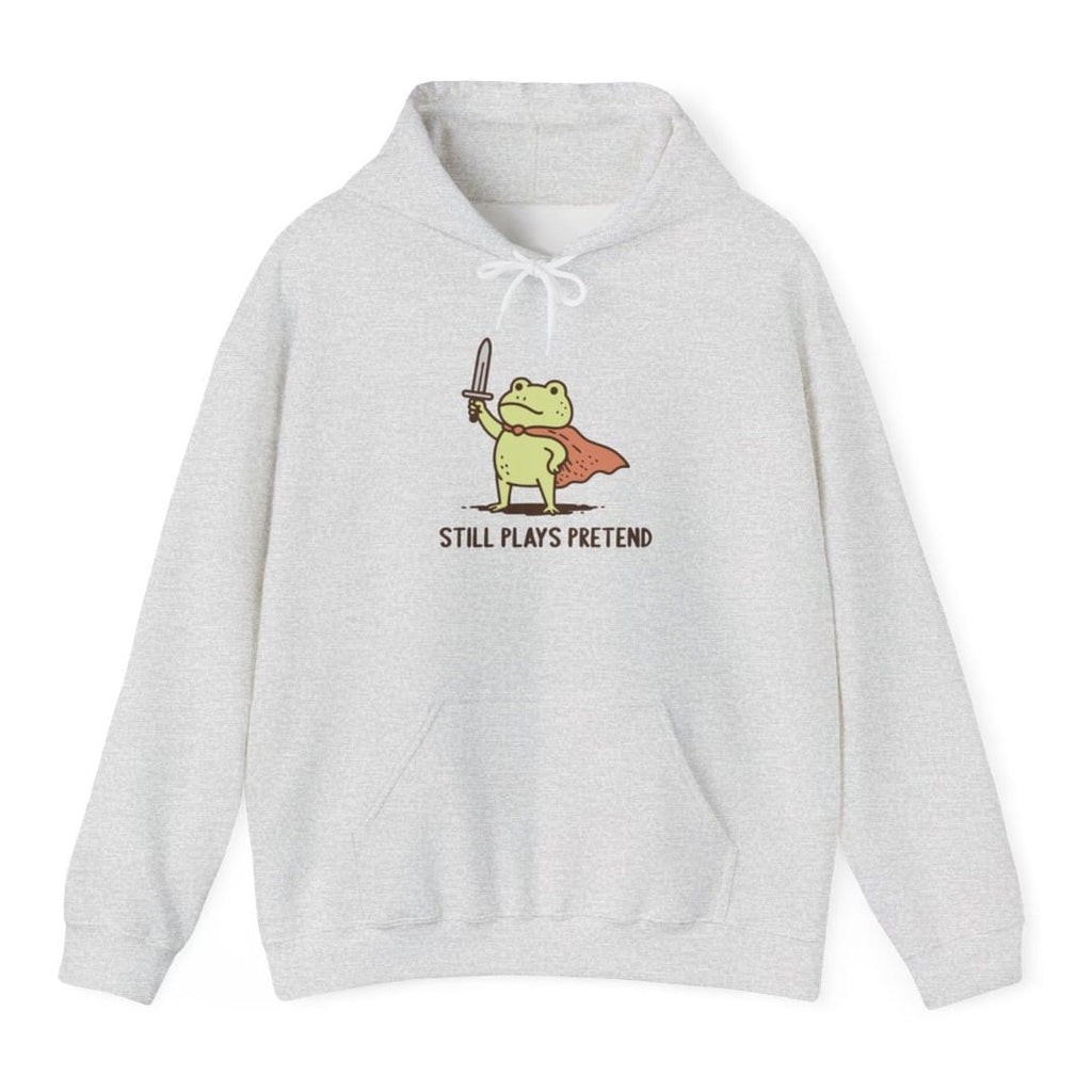 Still Plays Pretend Frog Hoodie