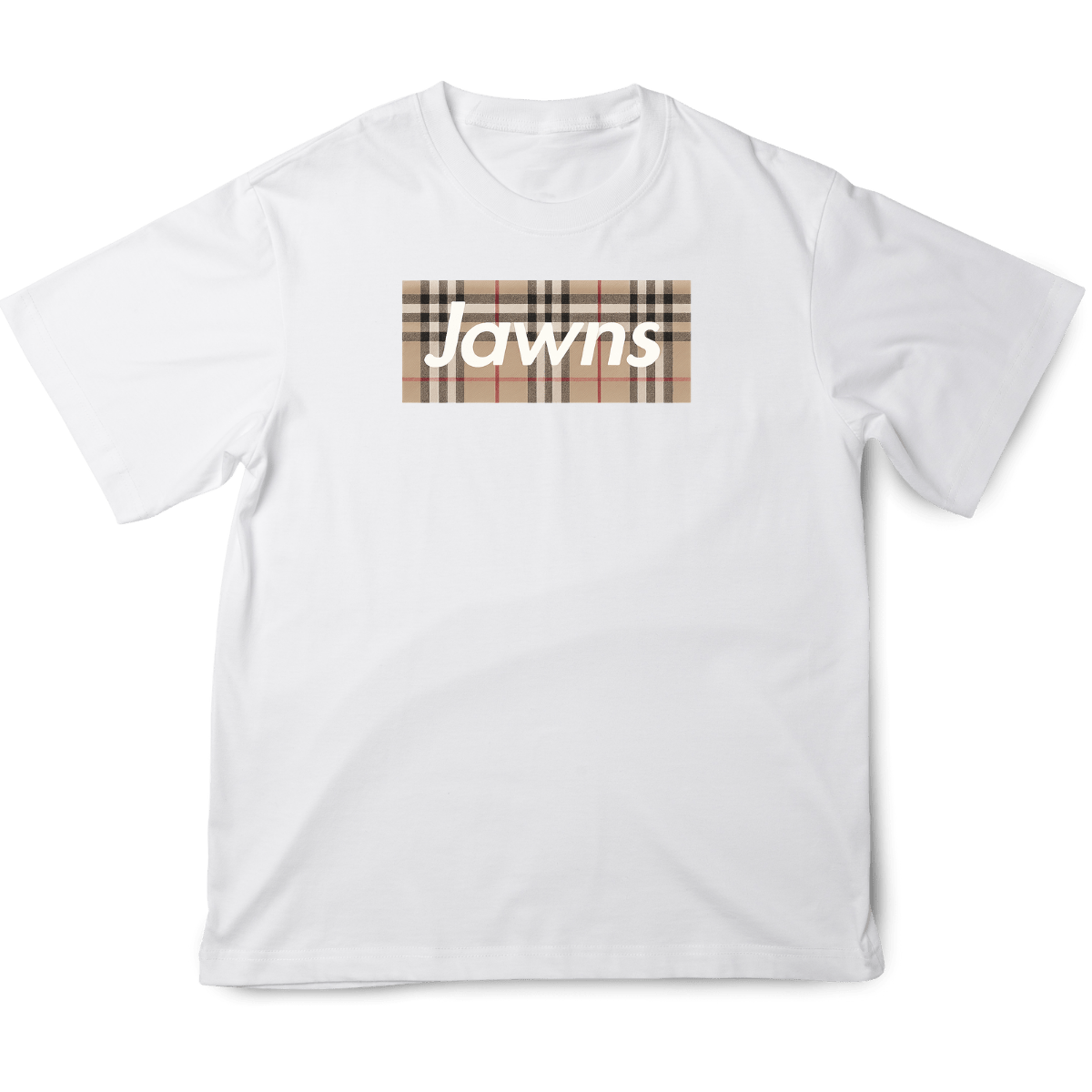 Supreme Burberry - Only Jawns - White T-Shirt