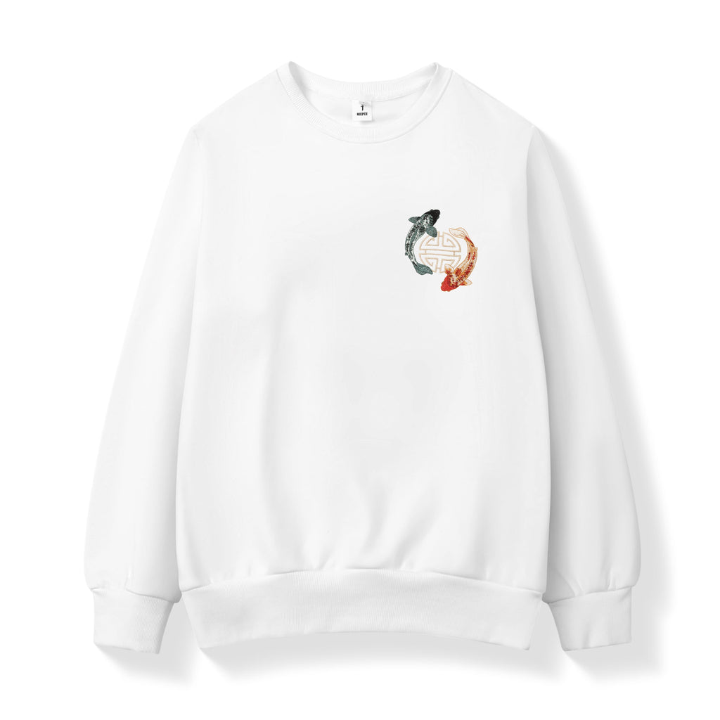 SW9008 Yin Yang Koi Embroidery Sweater