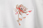 SW9010 Blue Phoenix Embroidery Sweater
