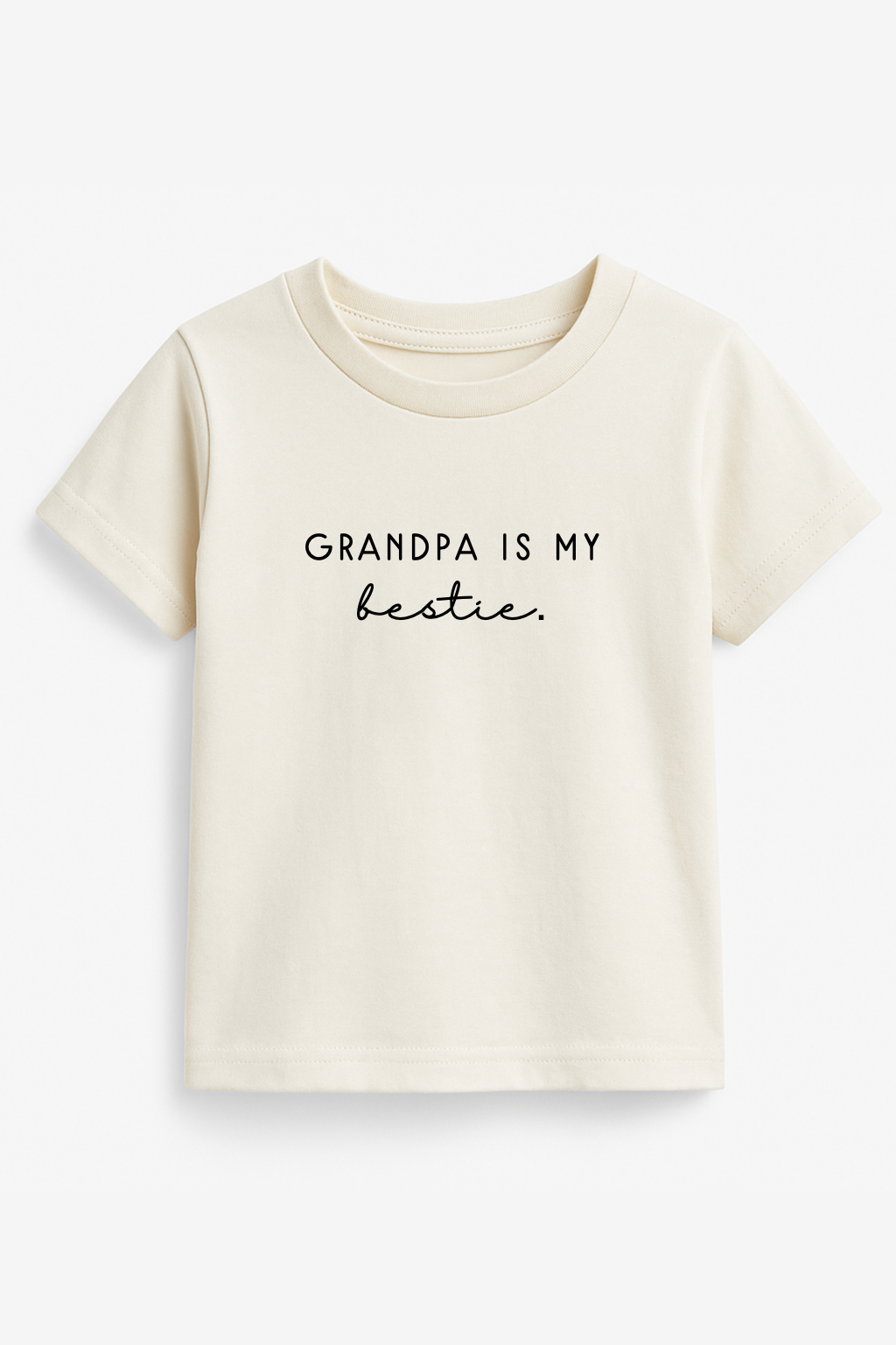 Grandpa is My Bestie Organic Kids T-shirt