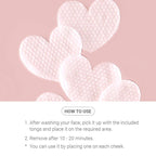 TenZero Hydronic Acid & Niacinamide Heart Serum Pad – Made in Korea