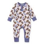 Football Baby Romper – Bamboo Soft, Sporty & Snuggle-Ready