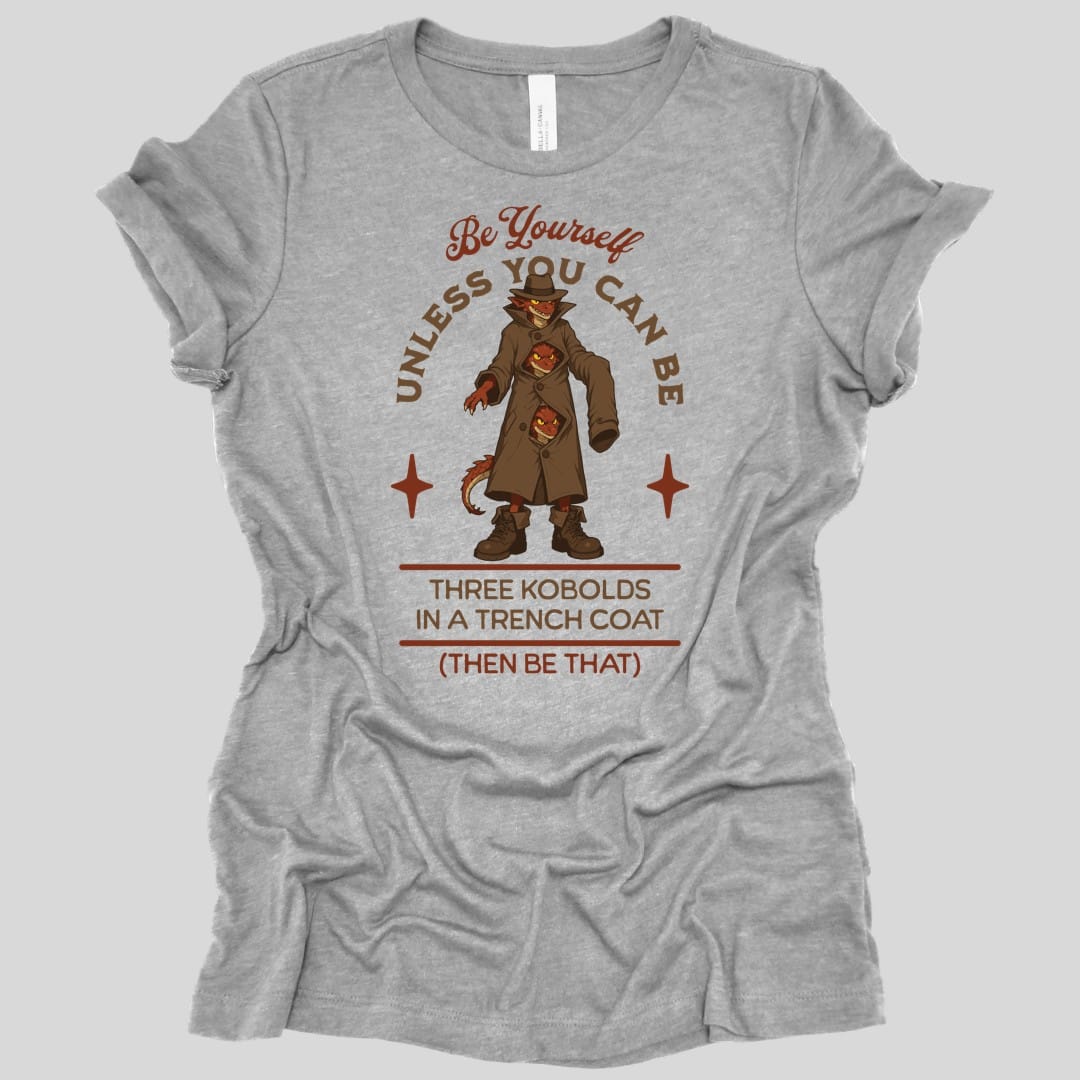 Three Kobolds in a Trench Coat Women's T-shirt