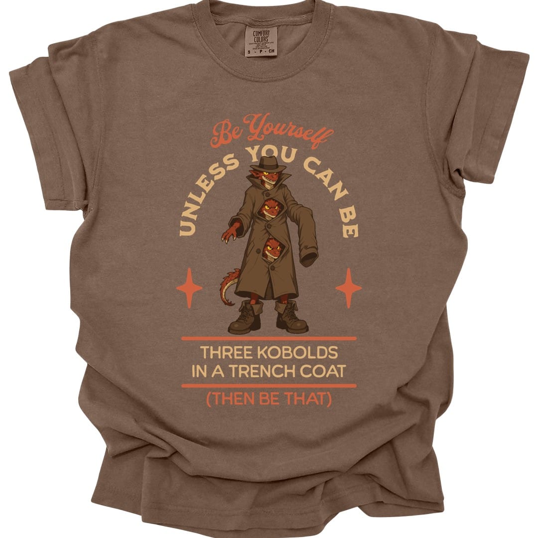 Three Kobolds in a Trench Coat T-Shirt - Comfort Colors