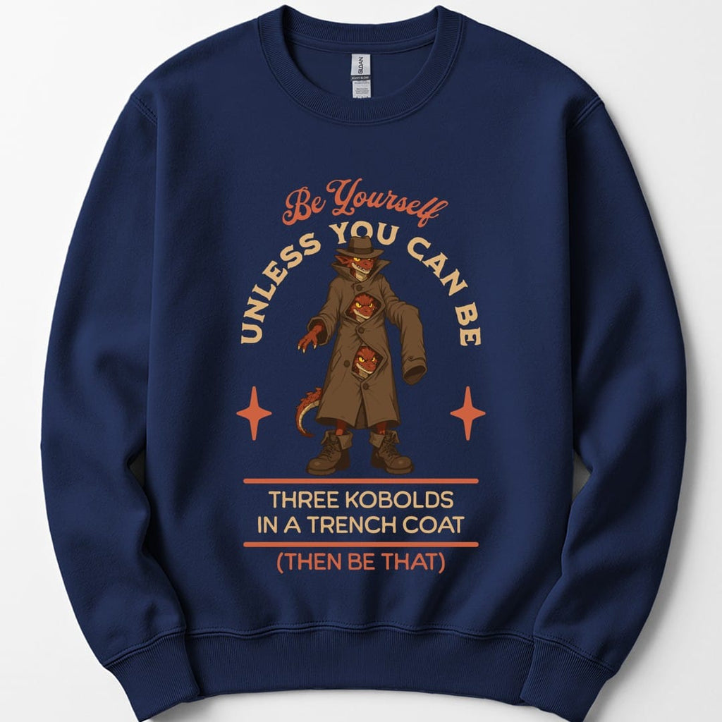 Three Kobolds in a Trench Coat Sweatshirt
