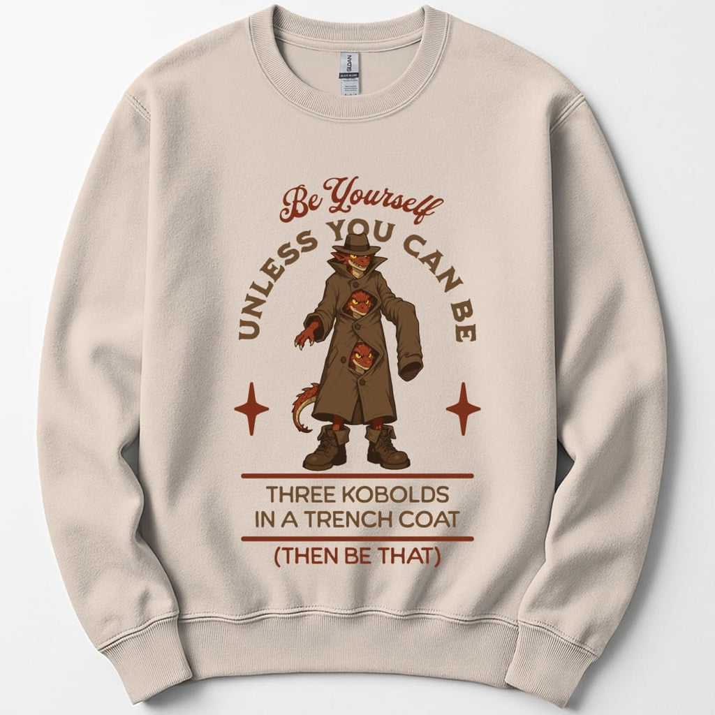 Three Kobolds in a Trench Coat Sweatshirt
