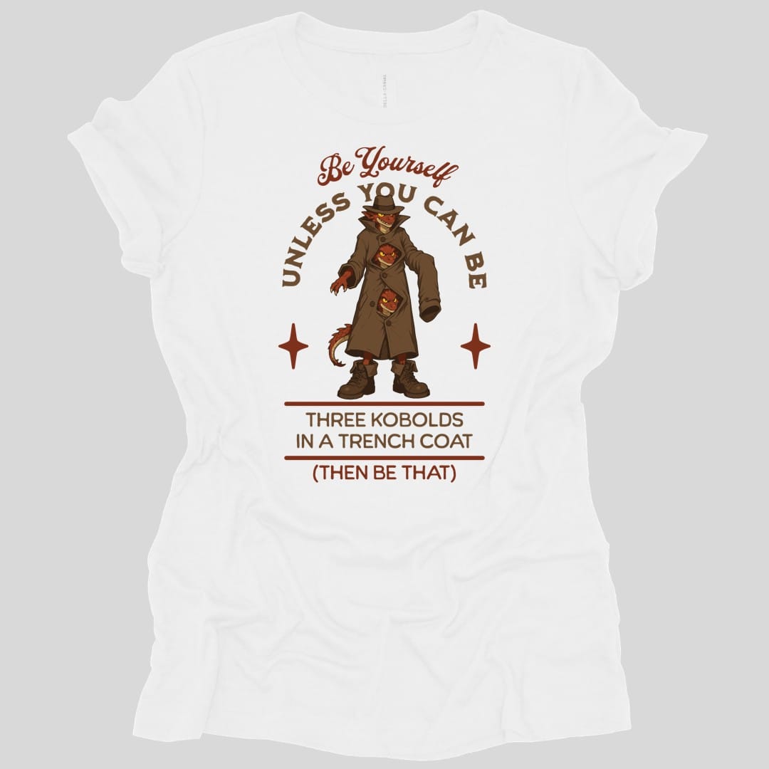 Three Kobolds in a Trench Coat Women's T-shirt