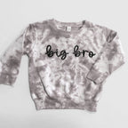 Custom Embroidered Tie-Dye Matching Sibling Outfits