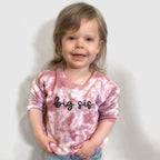 Custom Embroidered Tie-Dye Matching Sibling Outfits