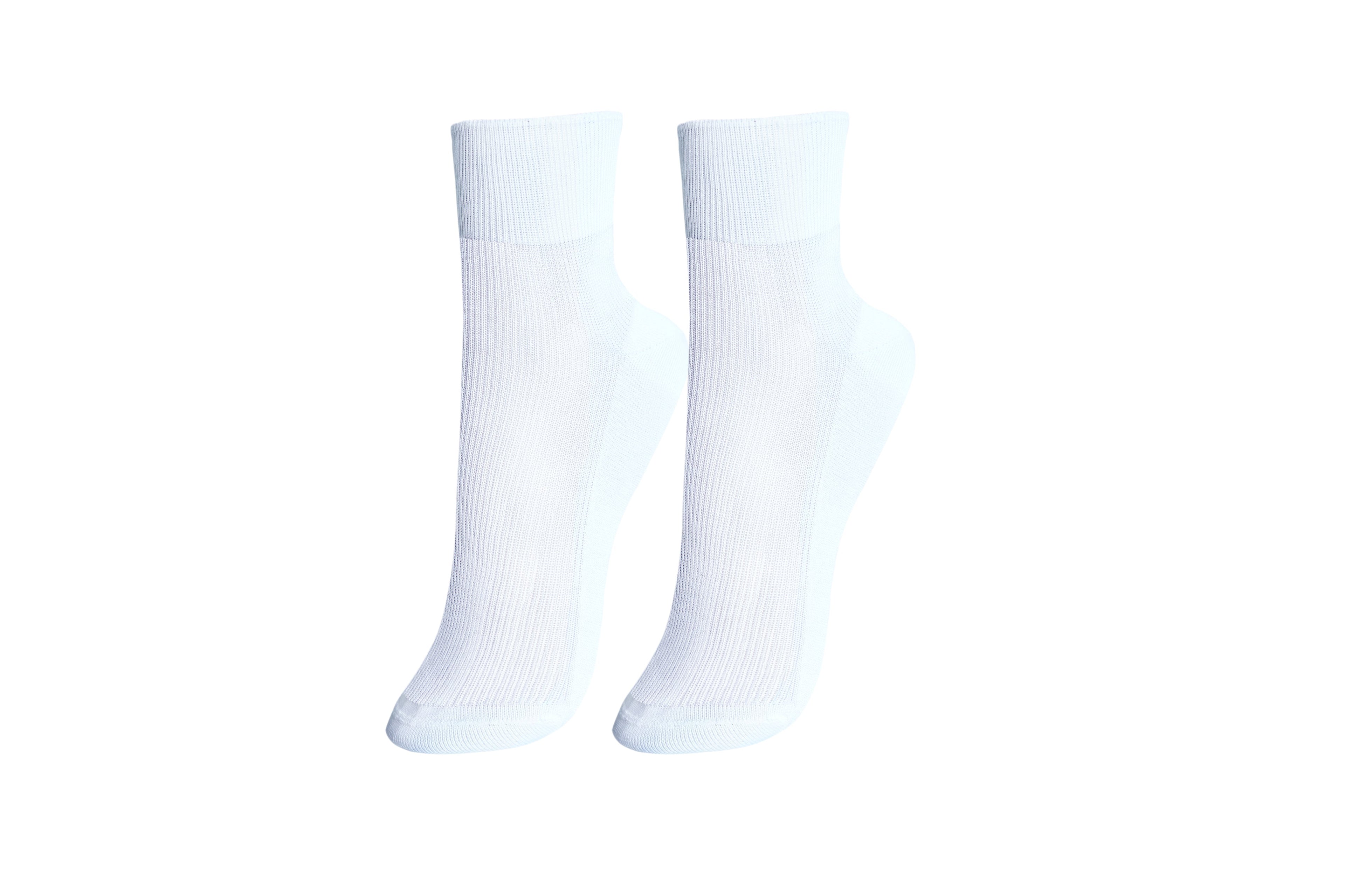 tittimitti® 100% Mercerized Cotton "Filo di Scozia" Women's Ankle Socks. 3-Pack. Made in Italy.