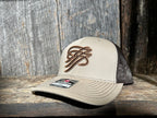 TTP Khaki/Coffee Leather Patch Cut Out