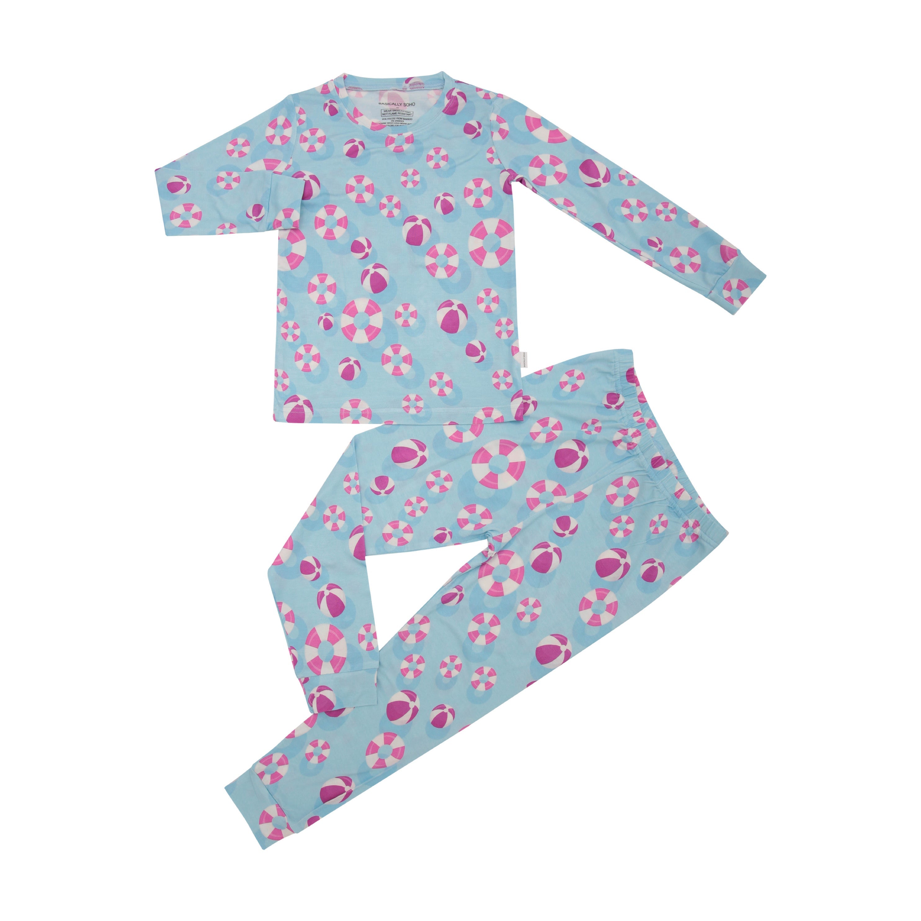 Hamptons Pool Party Pink Two-Piece Set