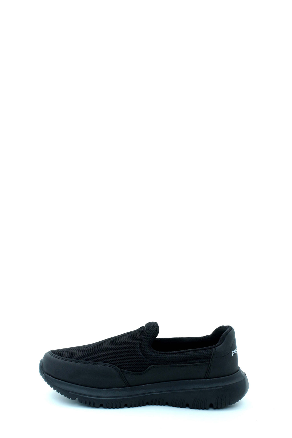 Black Chunky-Sole Slip-On Sneakers for Men | Wessi