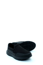 Black Chunky-Sole Slip-On Sneakers for Men | Wessi