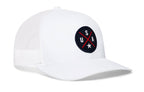 USA X Trucker Hat  |  Blue-Red-White America Snapback