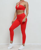 V Back Leggings