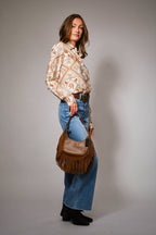 Western Bandana Button-Up Shirt